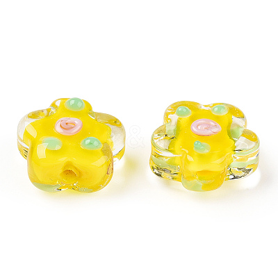 Handmade Bumpy Lampwork Beads LAMP-N024-04I-1