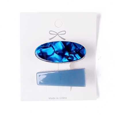 Cellulose Acetate(Resin) and Plasic Alligator Hair Clips PHAR-C008-01C-1
