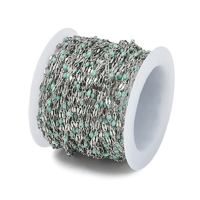 Brass Dapped Chains AJEW-Q153-02P-16-1