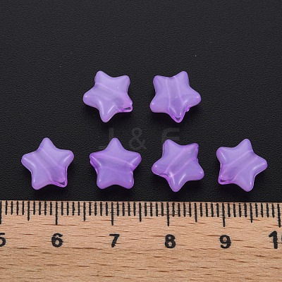 Imitation Jelly Acrylic Beads MACR-S373-45-E04-1