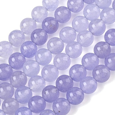 Dyed Natural White Jade Beads Strands GG-CBA9281-B01-8mm-1