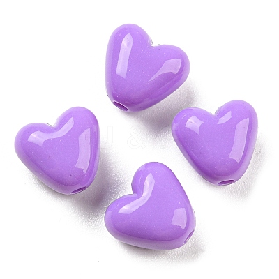 Opaque Acrylic Beads OACR-B013-27B-1