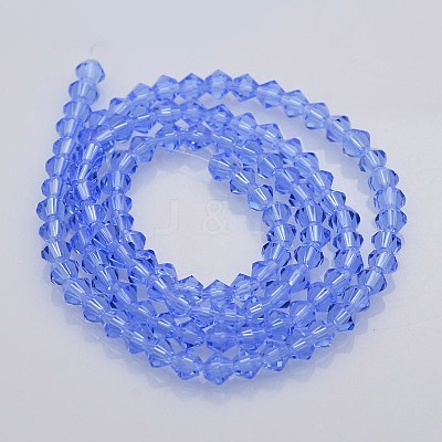 Bicone Glass Beads Strands EGLA-P016-3mm-04-1