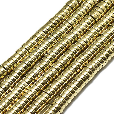 Electroplate Non-magnetic Synthetic Hematite Beads Strands G-S352-42B-01-1