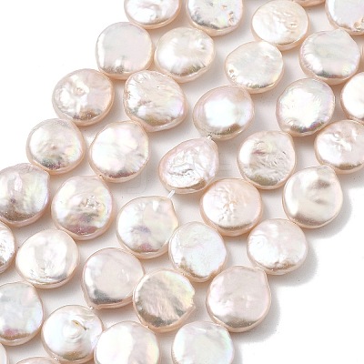 Natural Baroque Keshi Pearl Beads Strands PEAR-P064-18A-03A-1