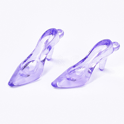 Transparent Acrylic Pendants TACR-S133-121B-1