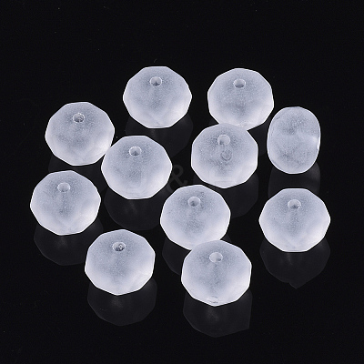 Transparent Frosted Acrylic Beads LS-FACR-N004-003-1