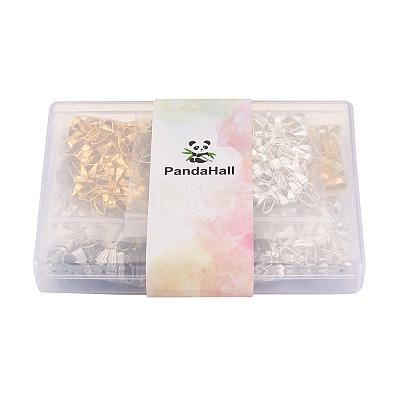 800Pcs 8 Styles Iron Snap On Bails IFIN-YS0001-03-1