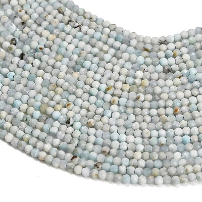 Natural Larimar Beads Strands GG-CBA767B-A03-1