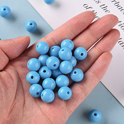 Opaque Acrylic Beads MACR-S370-C12mm-8-1
