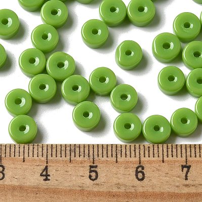 Opaque Colours Glass Seed Beads SEED-E001-P3x6mm-01-1