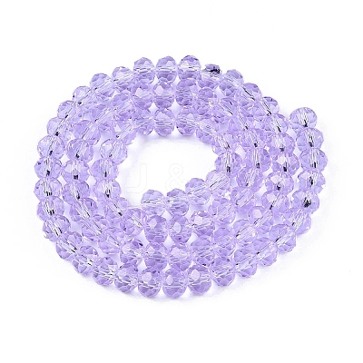 Transparent Glass Beads Strands GLAA-T023-4mm-B01-1
