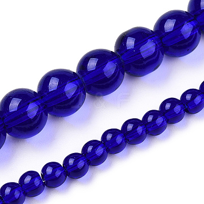 Transparent Glass Beads Strands LS-GLAA-T032-T6mm-15-1