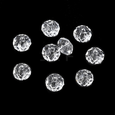 Imitation Austrian Crystal Beads X-SWAR-F068-4x6mm-01-1