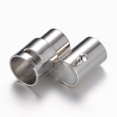 Brass Locking Tube Magnetic Clasps LS-MC077-1