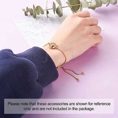 Rack Plating Eco-Friendly Brass Chain Bracelet Making KK-TA0007-84-RS-1