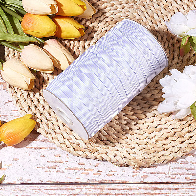 3/8 inch Flat Braided Elastic Rope Cord EC-PH0001-8mm-18A-1