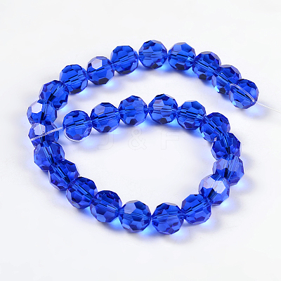 Imitation Austrian Crystal Bead Strands G-M181-12mm-13A-1