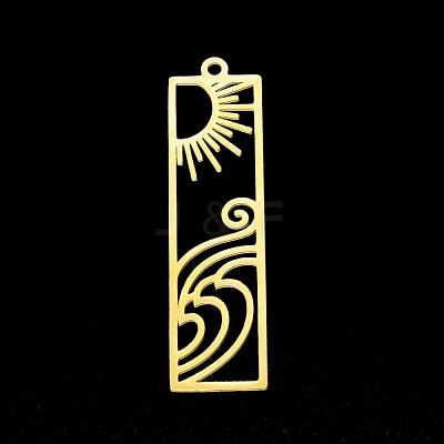 201 Stainless Steel Pendants STAS-T056-LA344-2-1