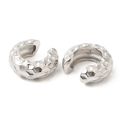 Rack Plating Brass Cuff Earrings for Women LS-EJEW-Q770-24P-1