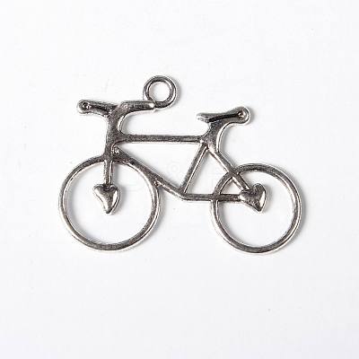 Tibetan Style Alloy Pendants X-TIBEP-21224-AS-RS-1