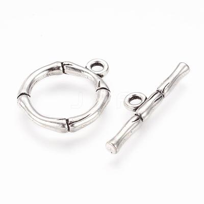 Alloy Toggle Clasps PALLOY-EA9143Y-AS-RS-1