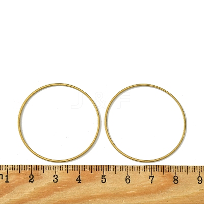 Brass Linking Rings KK-B085-12C-09-1