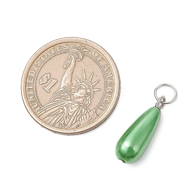 40Pcs ABS Plastic Imitation Pearl Pendants PALLOY-JF04911-01-1