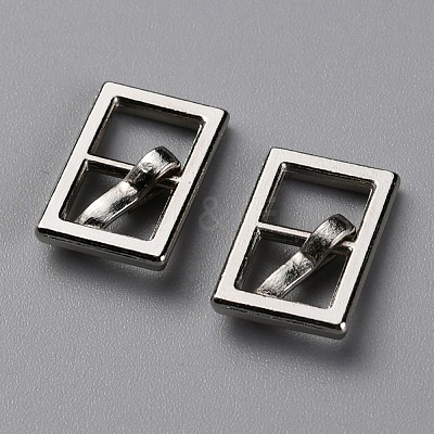 Mini Alloy Center Bar Buckles FIND-WH0135-34P-1