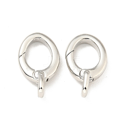 Brass Spring Gate Rings X-KK-G416-59P-1