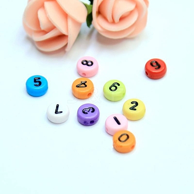 Opaque Acrylic Beads ACRC-TAC0002-01D-1