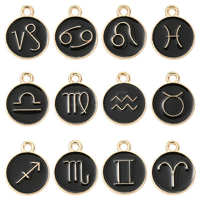 Alloy Enamel Pendants ENAM-YW0001-100A-1