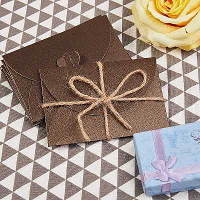 Retro Colored Pearl Blank Mini Paper Envelopes DIY-SZ0001-72B-1