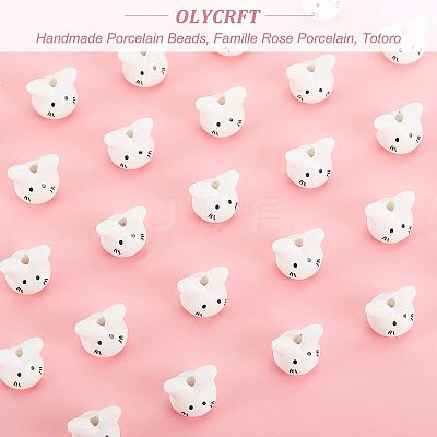 Handmade Porcelain Beads PORC-OC0001-08-1