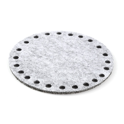 Flat Round Felt Fabric DIY-WH0250-76D-1