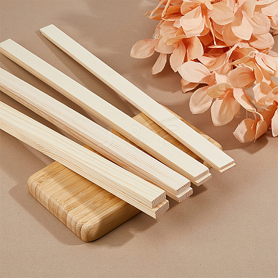 8Pcs 4 Styles Wood Rolling Mud Stick Guides WOOD-DC0001-20-1