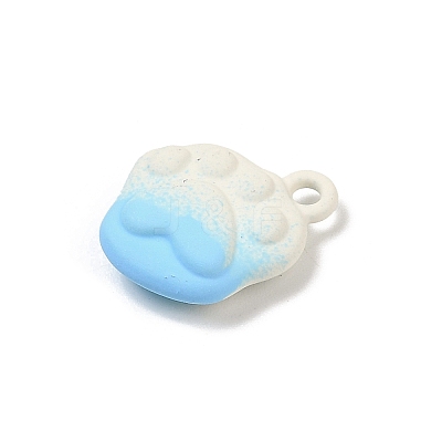 Spray Painted Alloy Pendants PALLOY-S038-13B-1