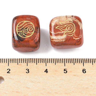 4Pcs 4 Styles Natural Red Jasper Display Decorations G-F786-03A-03-1