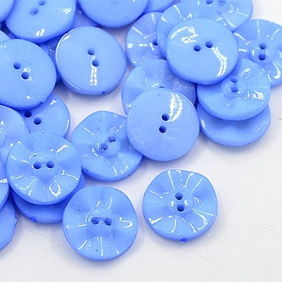 Acrylic Sewing Buttons BUTT-E073-C-06-1