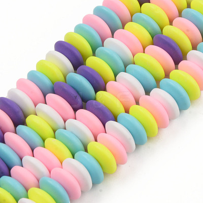 Handmade Polymer Clay Beads Strands CLAY-N008-064-A18-1
