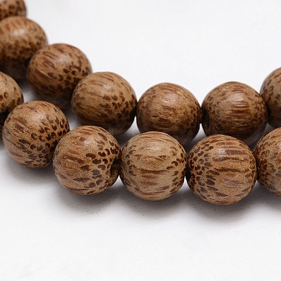 Natural Coconut Wood Beads Strands COCB-P002-06-1