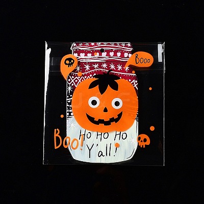 Halloween Theme Plastic Bakeware Bag ABAG-F007-03A-1