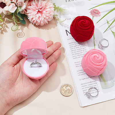Rose Velvet Jewelry Boxes CON-WH0092-63A-1
