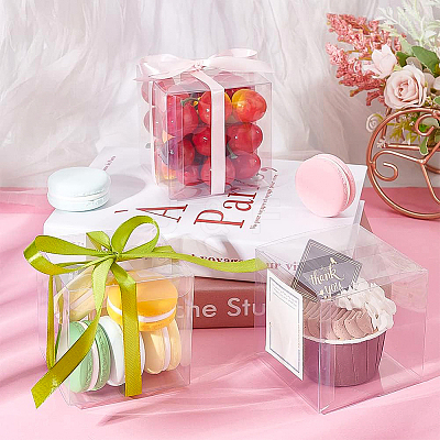 Foldable Transparent PET Box CON-WH0074-72C-1
