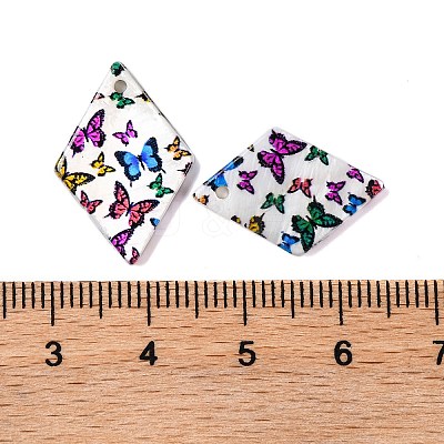 Natural Freshwater Shell Pendants BSHE-S304-19B-1