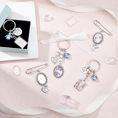 Alloy Pendant Decoration & Brooch Findings Kits HJEW-HY00012-1