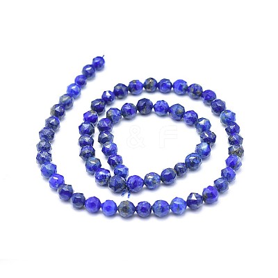 Natural Lapis Lazuli Beads Strands G-I249-B11-03-1