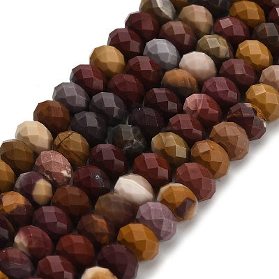 Natural Mookaite Beads Strands G-Z111-A49-1