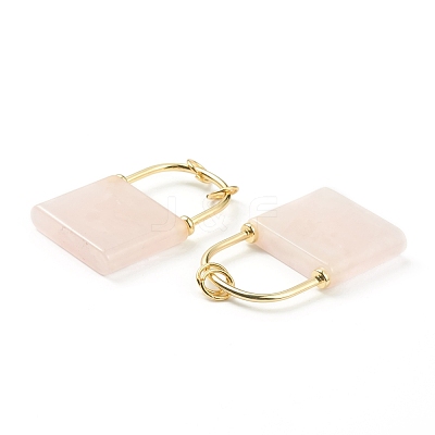 Natural Rose Quartz Pendants G-B012-16G-08-1