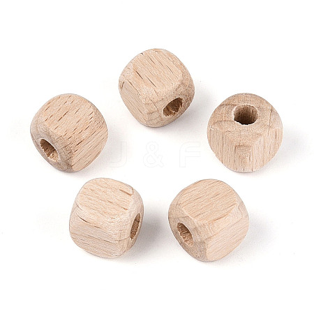 Beech Wood European Beads WOOD-T033-09A-1